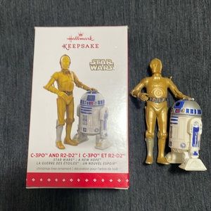 Hallmark Keepsake 2015 Starwars C-3P0 and R2-D2